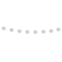 Белая Гирлянда-шары бумажная белая, 3 м 1404-0440