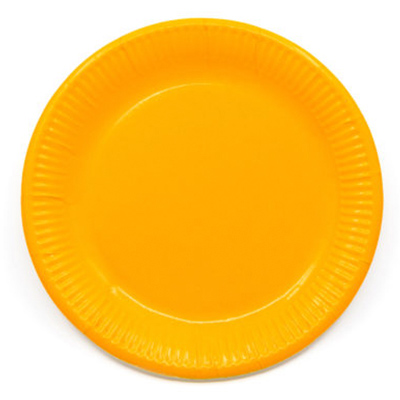 Тарелки Тарелки ЭКО Жёлтые 23 см, 8 шт