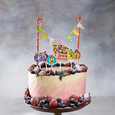 Сладкий стол Декор для торта Барбоскины