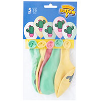 Шарики Кактус 3х цветный 36см, 5шт