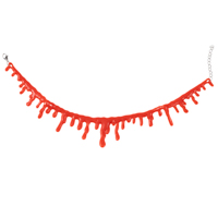 Вечеринка Хэллоуин Украшение на шею Кровь 1501-6888