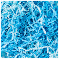 Голубая Наполнитель бумажный Голубой микс 50гр 1509-1376