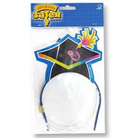 Яркий Выпускной Ободок с языками-гудками Выпускник 1501-2759