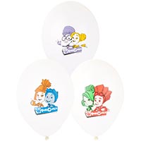 Шары 36см Фиксики Комиксы, трехцветные