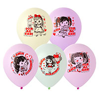 Шары 30см С ДР Куколка