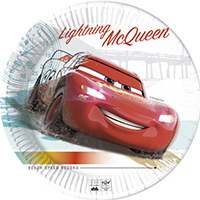 Тарелки ЭКО Тачки Скорость 23 см, 8 шт