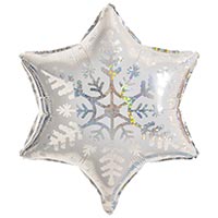 Снежинка Шар фигура Снежинка блеск 1207-5540