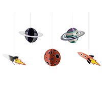 Фигуры Космос 3D, 5 штук