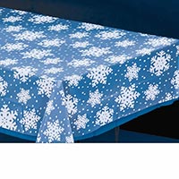 Скатерть прозрачные Снежинки