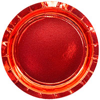 Тарелки блестящие красные 17 см