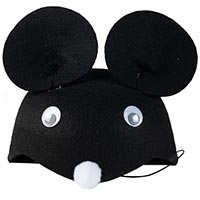 Детский Сад Шапочка фетровая Мышонок черный 1501-5218