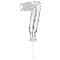 Цифры и числа Цифра-топпер 7 5&quot; Silver 1502-4545
