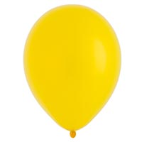 Шары 25см пастель жёлтые Веселая Затея