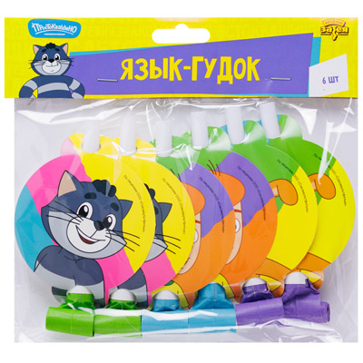 Язычки Язык-гудок с карт Простоквашино 6шт