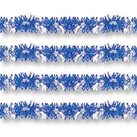 Гирлянда Снежинка фол сер/син 2,7мх20см