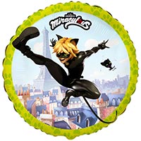 Шарик 45см Леди Баг Супер Кот летящий