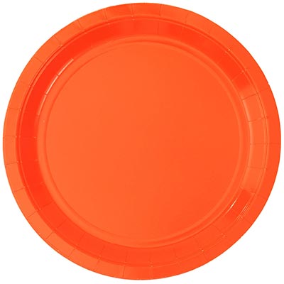 Тарелки Тарелка оранжевая 23см 6шт