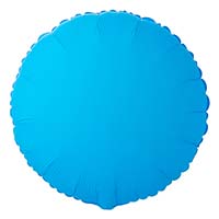 Шар круг 45см Неон голубой