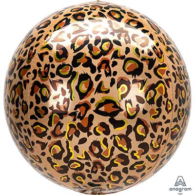 Шар 3D сфера 40см Леопард Сафари