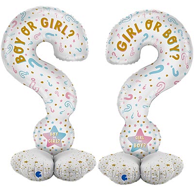 Шарики из фольги Шар напольный GIRL OR BOY Вопрос