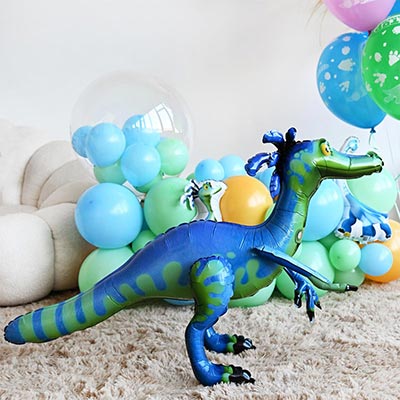 Шарики из фольги Шар под воздух Доктор Динозавров Веган