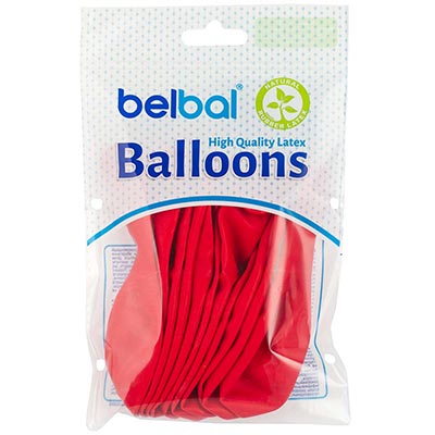 Шарики из латекса Шарики 32см, цвет 101 пастель Red