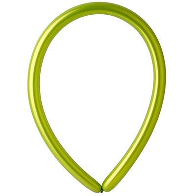 Шарики из латекса Шары салатовые ШДМ 260 Хром Green Затея