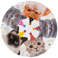 Котики Тарелки Котики фотографичные 23см 6шт 1502-6546