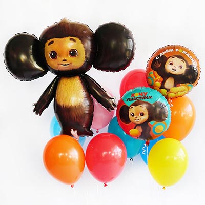 Шарики из фольги Шар 45см Чебурашка