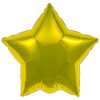 Шар Звезда 76см Металлик Gold