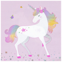 Единорог Салфетка Единорог дивный 33см 12шт 1502-6571