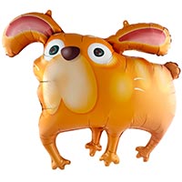 Шар фигура Собака рыжая 81см