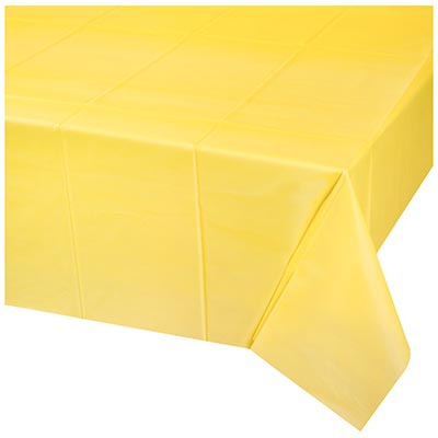 Скатерти Скатерть п/э Пастель желтая 1,4м х 2,75м