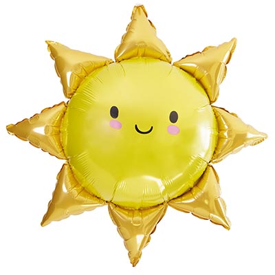 Лето, море и песок Шар фигура Солнце 79см 1207-6272