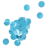 Голубая Конфетти Круги фольг голубые 1см 20гр 1501-6455