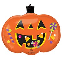 Хэллоуин Друзья Шар фигура Тыква со сладостями 58см*60см 1207-5995