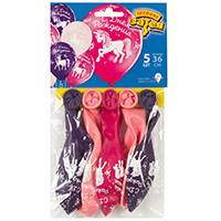 Шарики С Д. Рождения Единорог 36см, 5шт