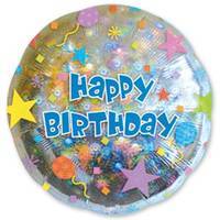 Шар 45см Happy Birthday Шары и звезды