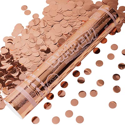 Хлопушка Хлопушка Бумфети 30см Розовое Золото