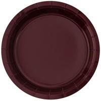 Красная Тарелка бордовая 17см 6шт 1502-6221