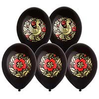 Русский стиль Шары 35см Русский стиль, Хохлома, 2 цв. 1103-3310