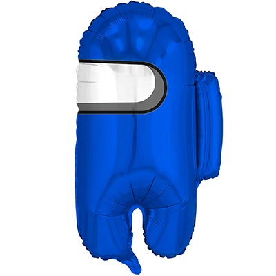Шар фигура Космонавтик синий