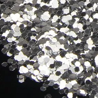 Серебряная Блестка Конфетти для декора серебро 90гр 1501-4126