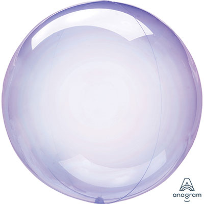 Шарики из фольги Шар BUBBLE 45см Кристалл Purple