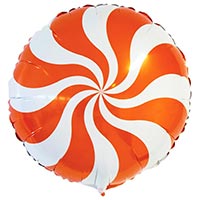 Шарик 45см конфета оранжевая