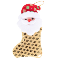 Новый год Подвесной новогодний носок Снеговик 1501-6711