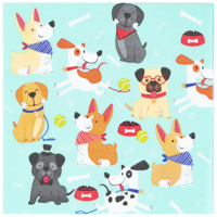 Собачки Салфетки Собачки 25см 12шт 1502-6557