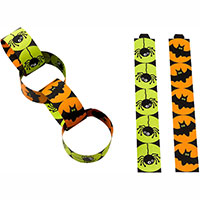 Гирлянда-цепочка бумажная HappyHalloween