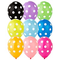 Шары пастель 30см Горошек
