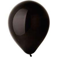 Шарик черный 13см /298 Jet Black